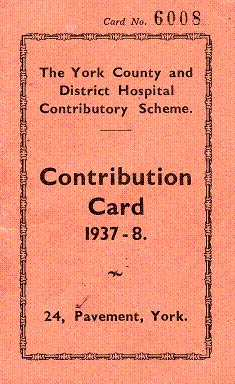 Hospital Contributory Scheme Card
